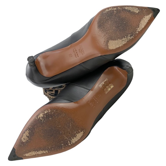 FENDI Rockoko Heel Boots - Picture 8 of 9